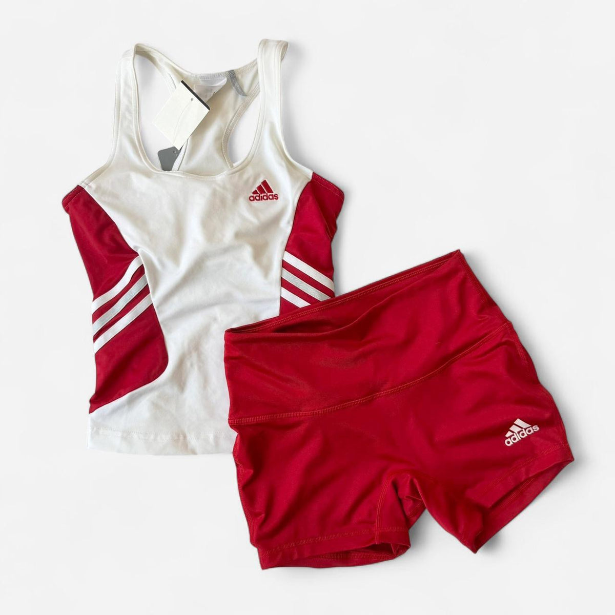 Adidas Red & White Sport Set ❤️