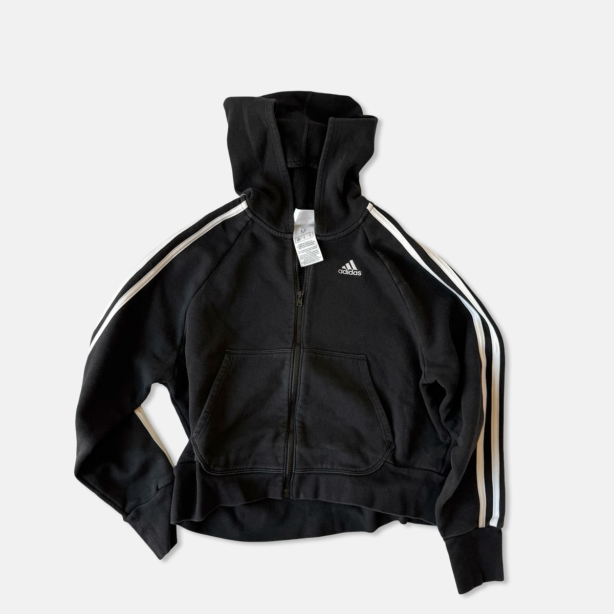Adidas Mixed Era Black White 3 Piece Hoodie Short Set