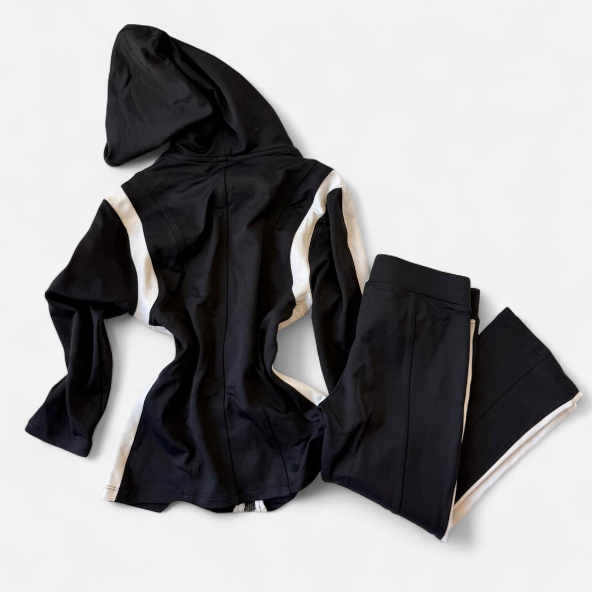 Bebe Sport Black & Cream Track Set 🖤