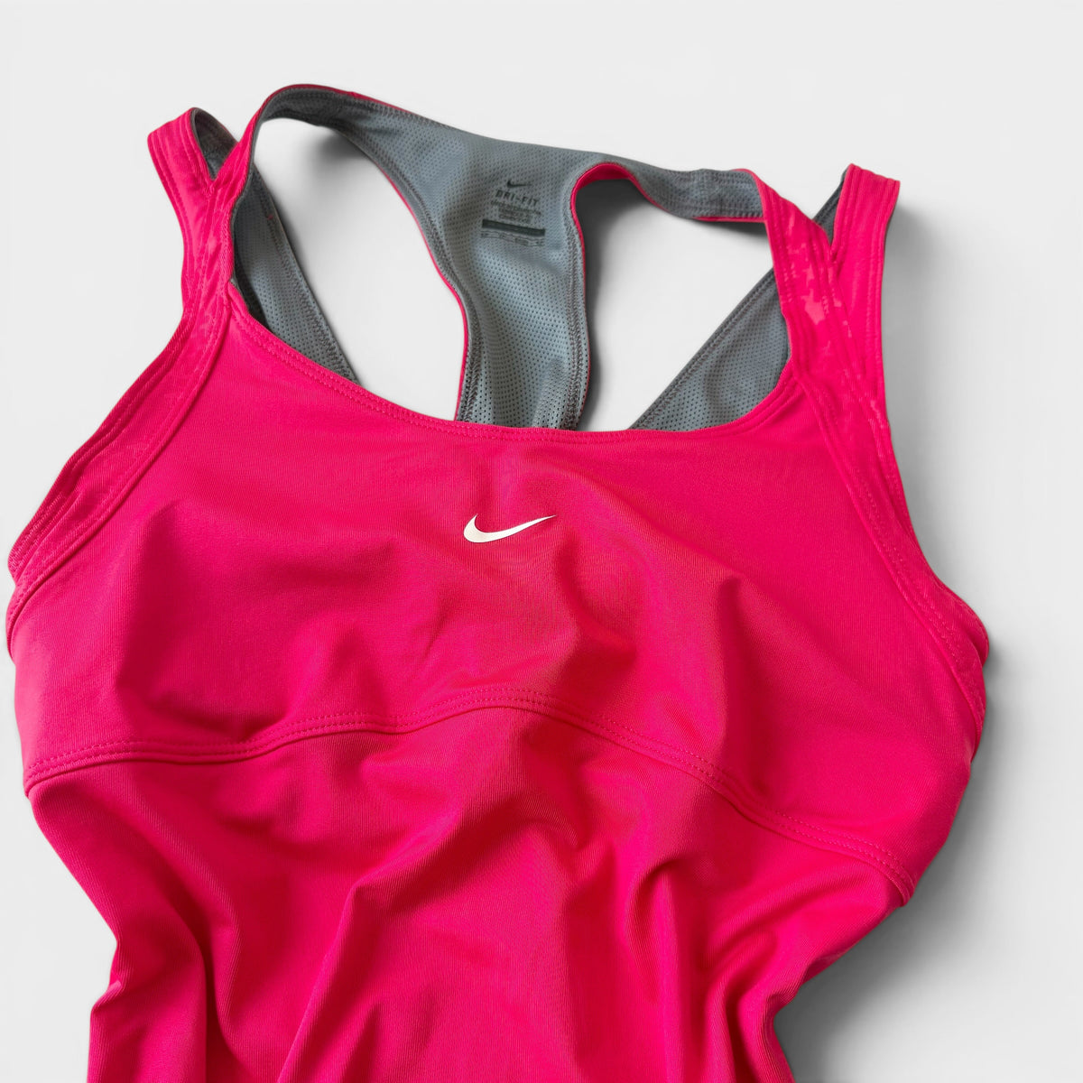 Nike Pink Grey Active Capri Set Y2K Athleisure