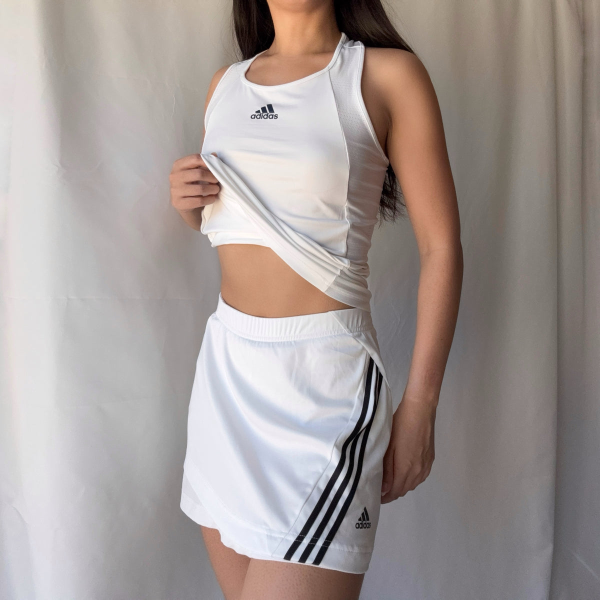 Adidas Classic White Active Skirt Set