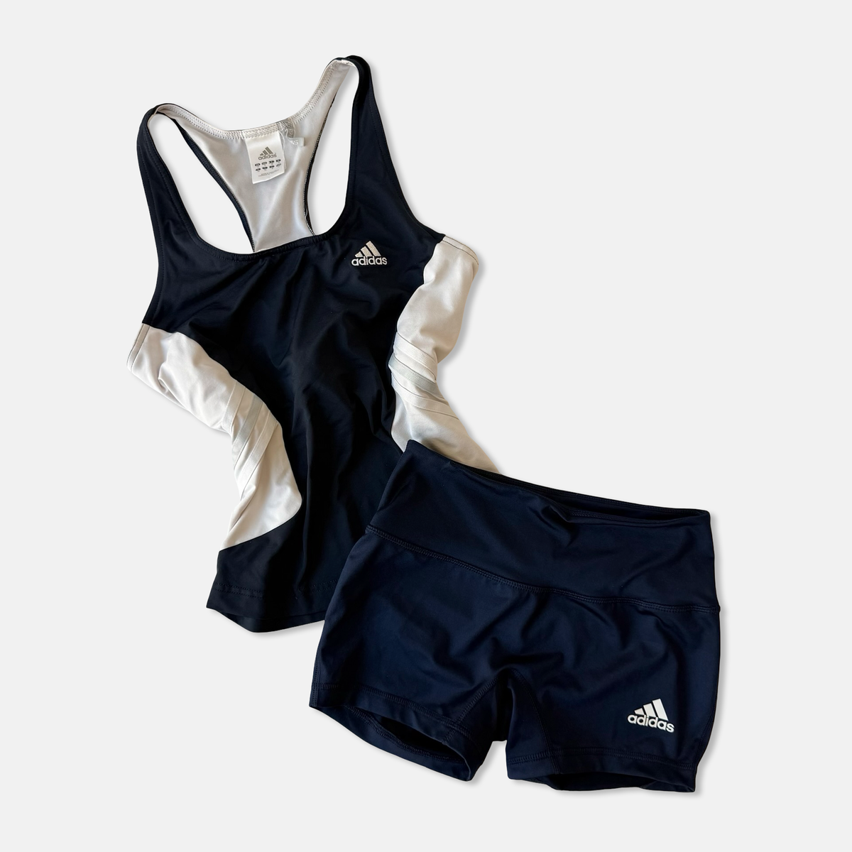 Adidas Navy Blue Active Y2K Short Set