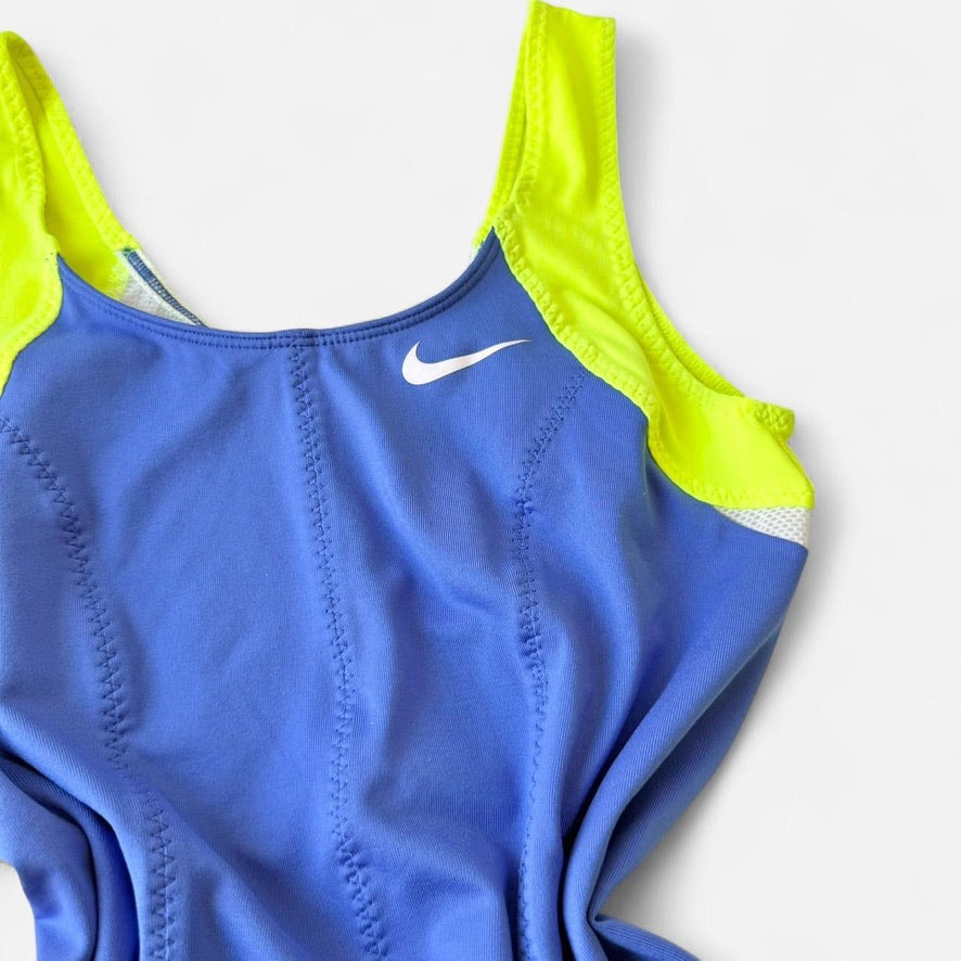 Nike 2010s Blue Neon Tennis Skirt Set