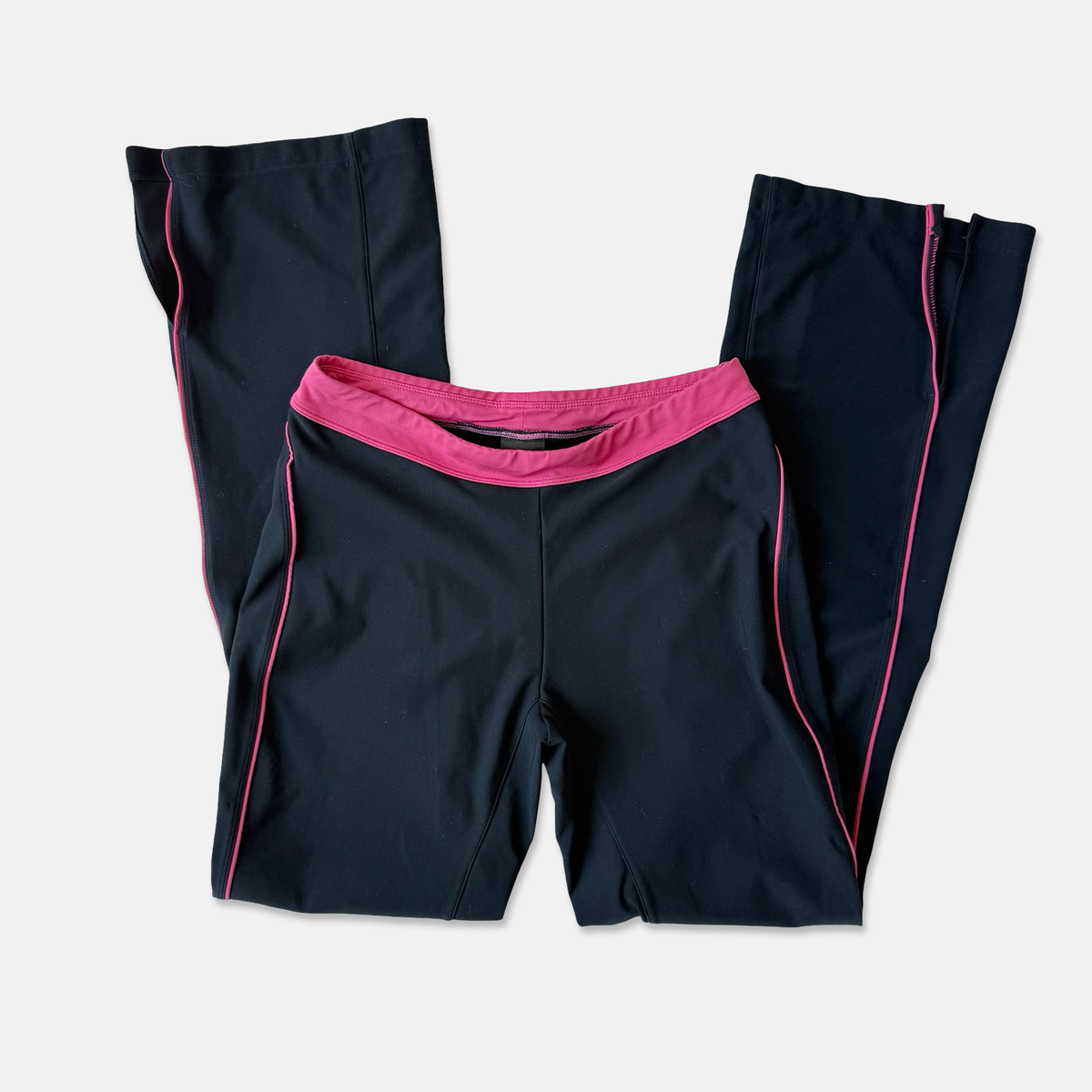 Nike Y2K Pink Black Flare Pant Set