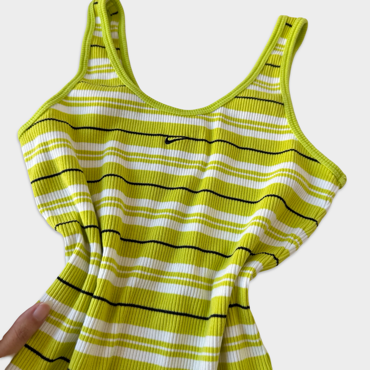 Nike Y2K Mixed Era Lime Green/Yellow Purple Athletic Short Set