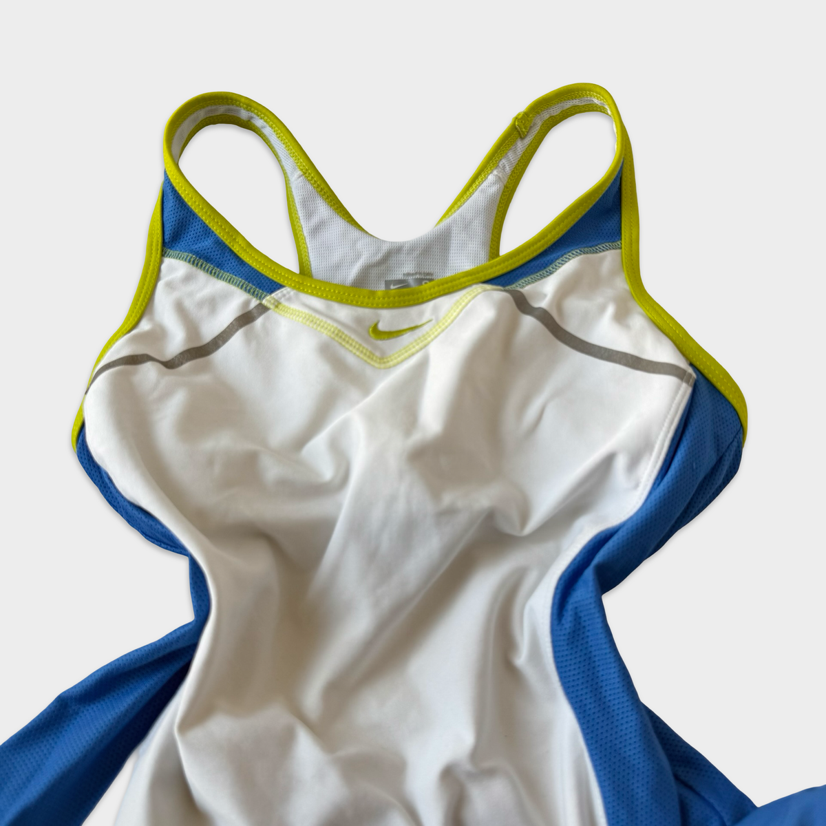 Nike Late 2000s Blue White Tennis Skort Set