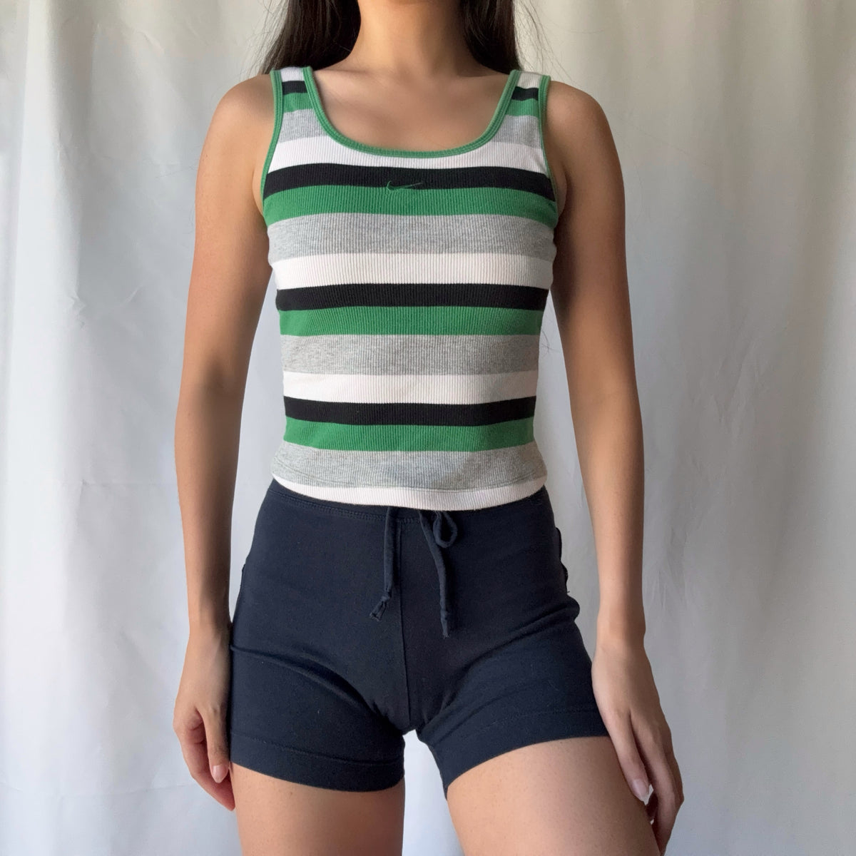 Nike Y2K Mixed Era Striped Athletic Short Set