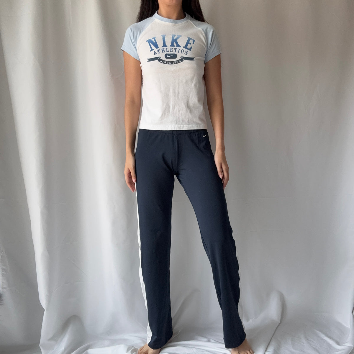 Nike Y2K Navy Blue Track Pant Set