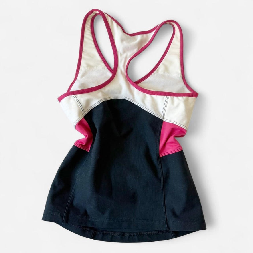 Nike Late 2000s Black Mid Rise Pink Pant Set