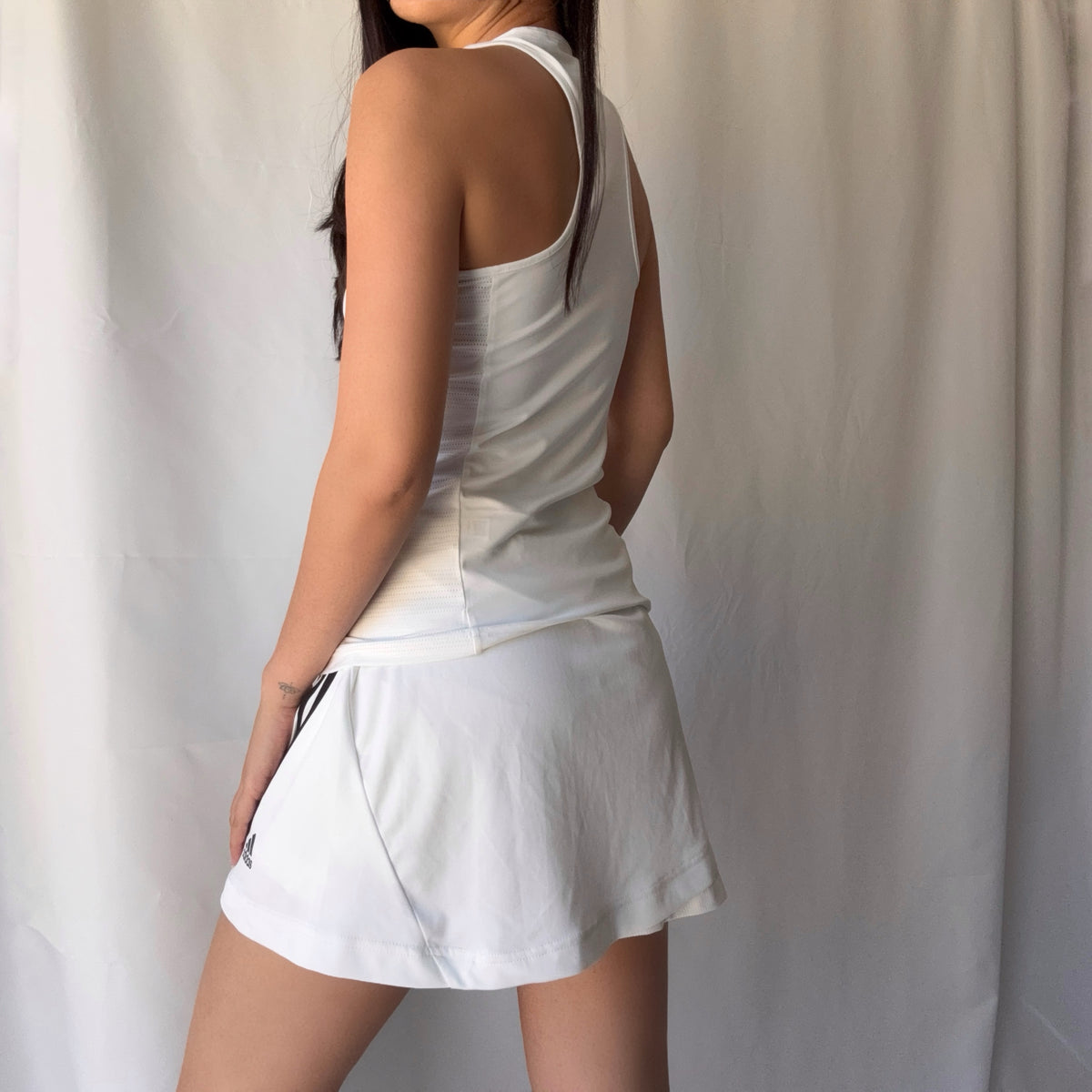 Adidas Classic White Active Skirt Set