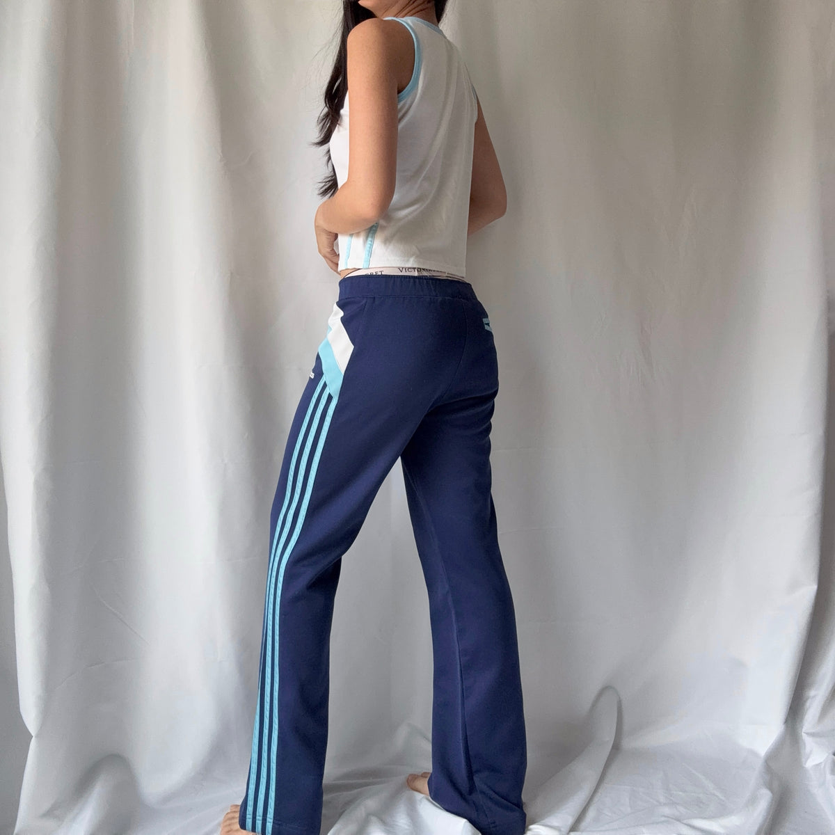 Adidas Y2K Navy Blue Track Pant Set