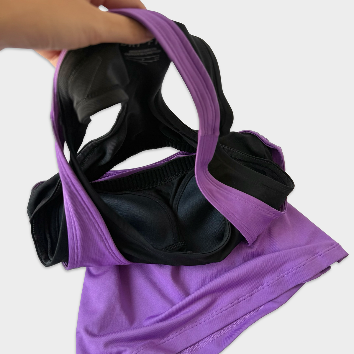 Nike Mixed Era Purple Black Athletic Short Set