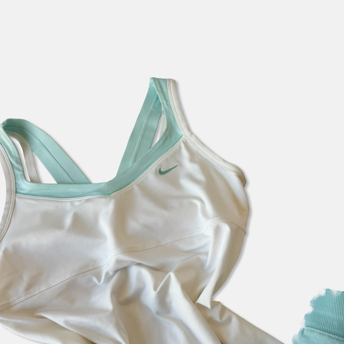 Nike Y2K Mixed Era Aqua Blue Lounge Short Set