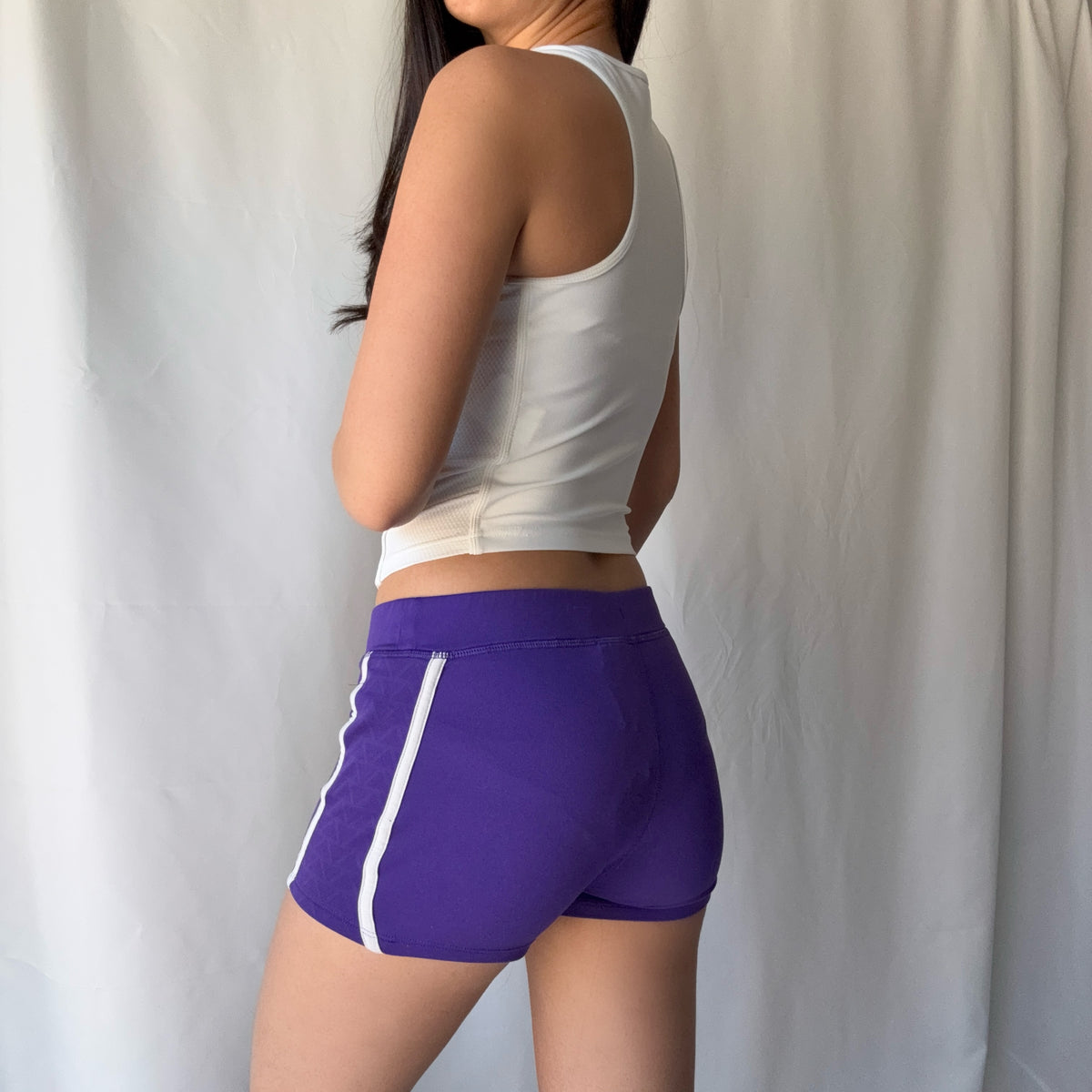 Nike 2010s Purple Activewear Short Set