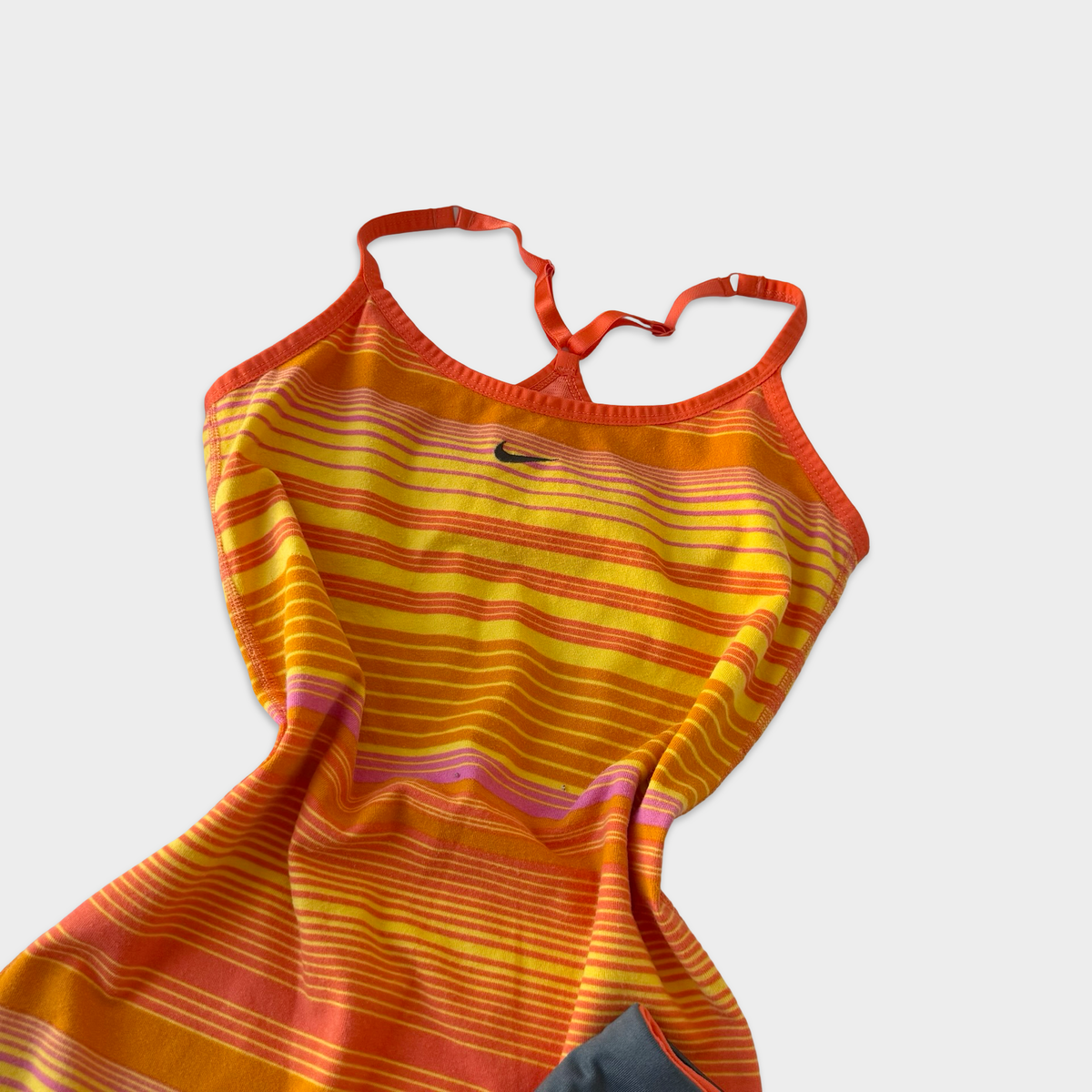 Nike Mixed Era Orange Pink Athletic Short Set