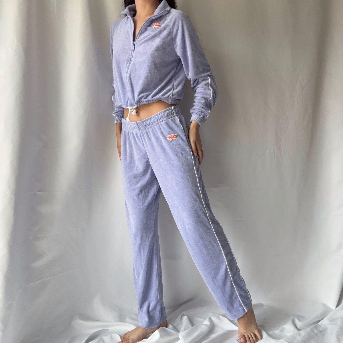 Nike Modern Lavender Velour Track Set
