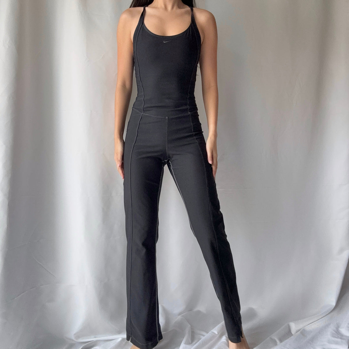 Nike Y2K Black Athletic Jumpsuit