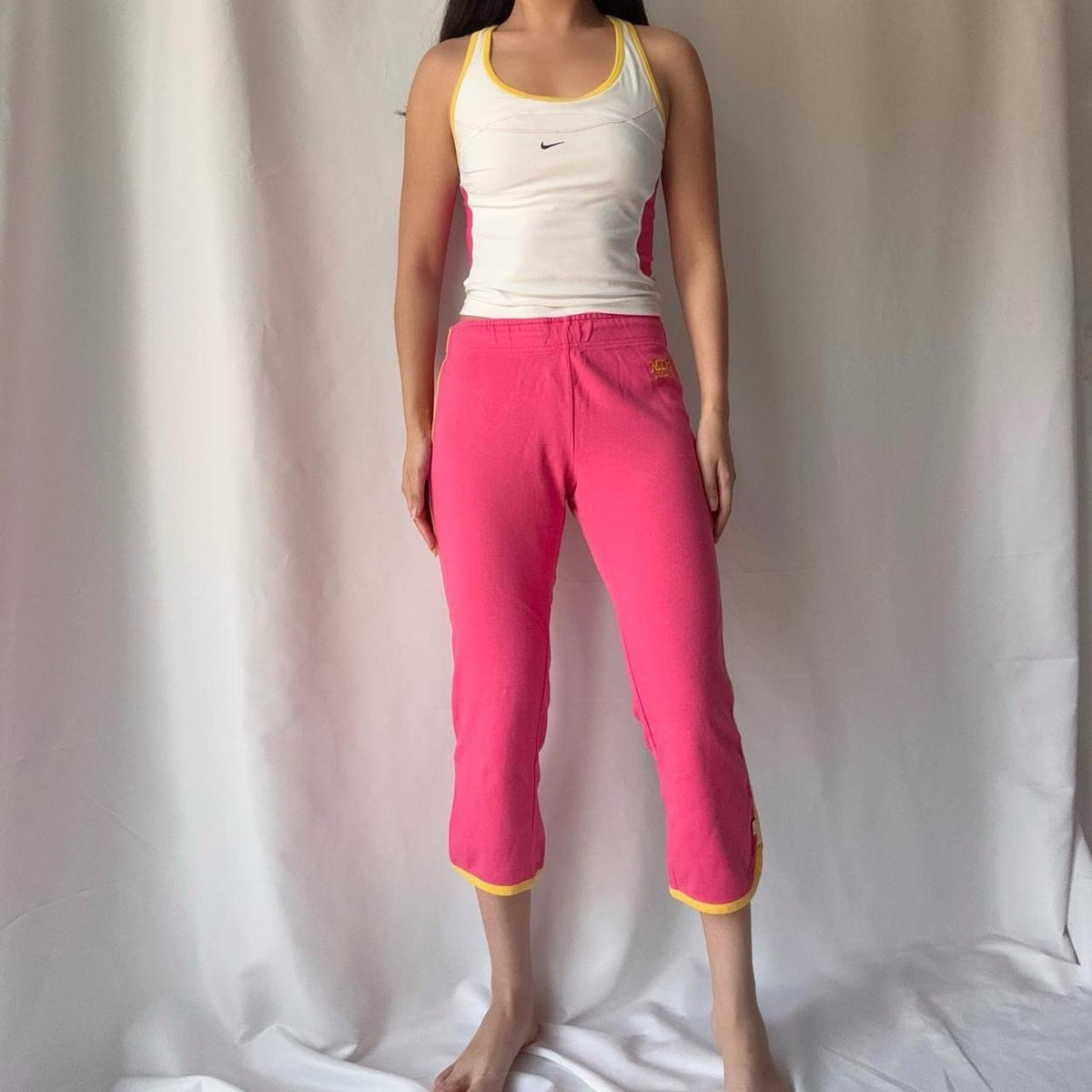 Nike Y2K Pink & White Athleisure Set 💖