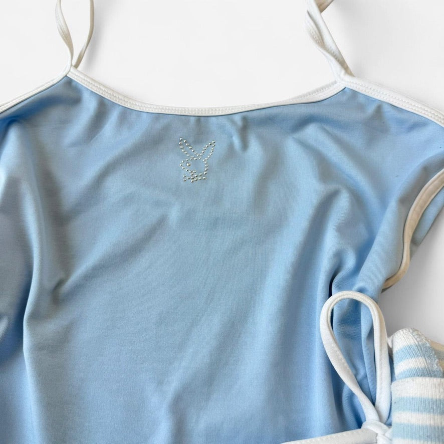 Vintage 90s Playboy Baby Blue Cami & Track Pants Set