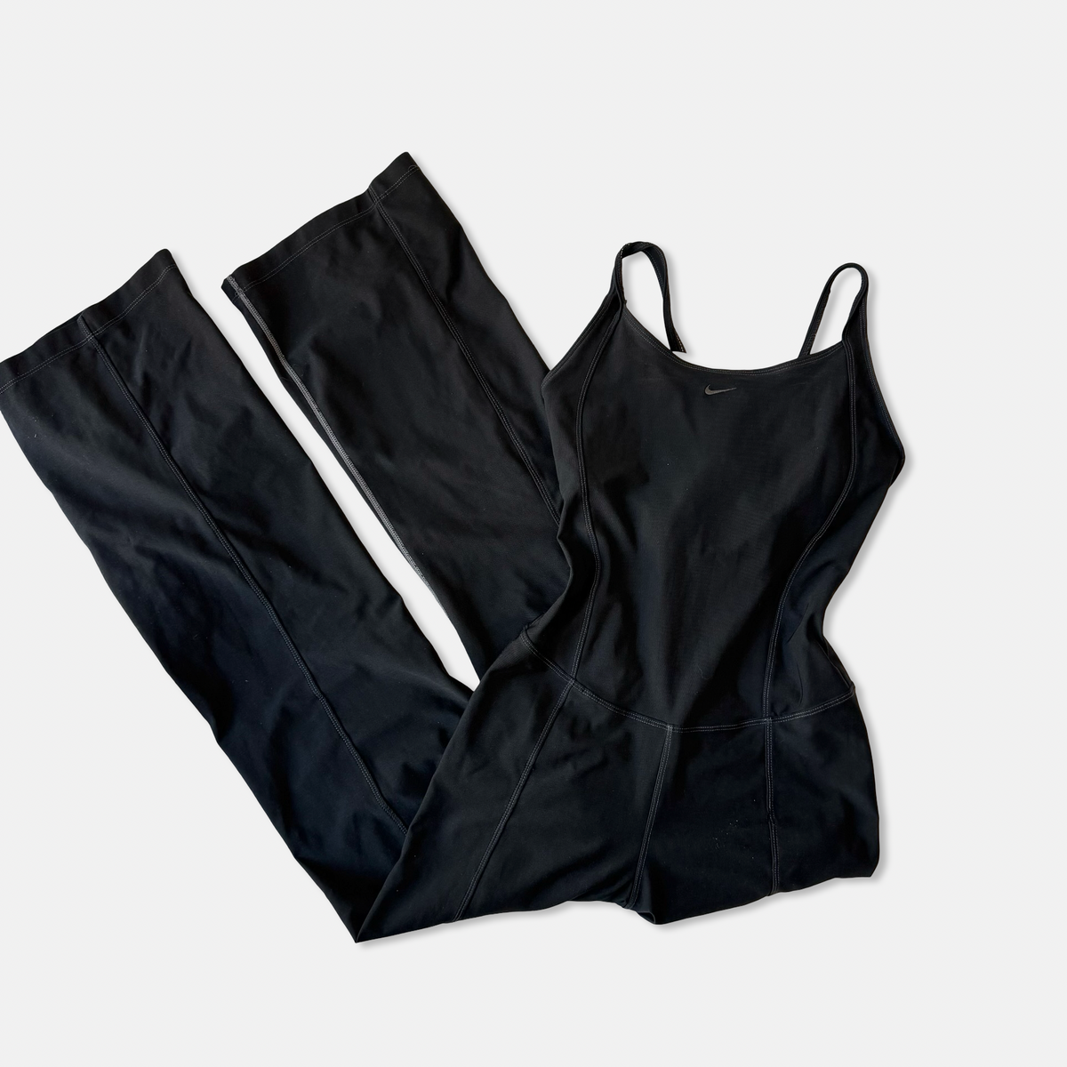 Nike Y2K Black Athletic Jumpsuit