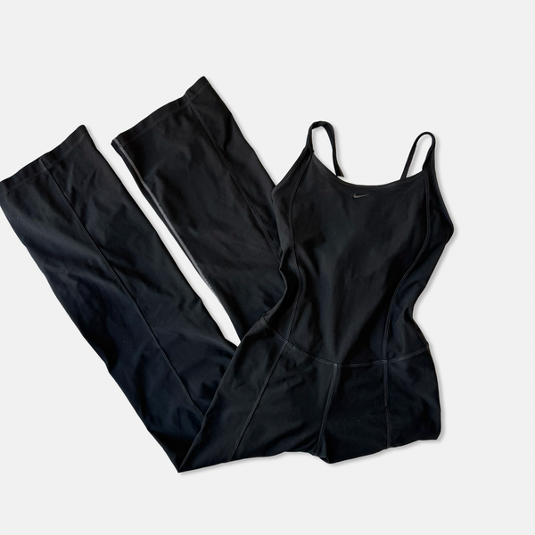 Nike Y2K Black Athletic Jumpsuit