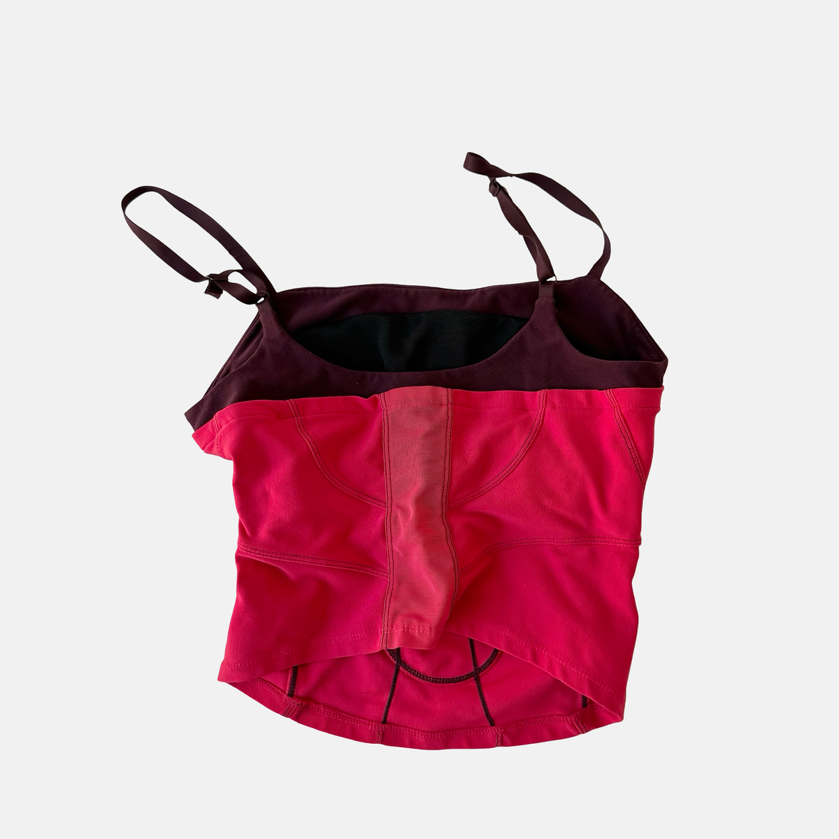 Nike Y2K Red Black Capri Set
