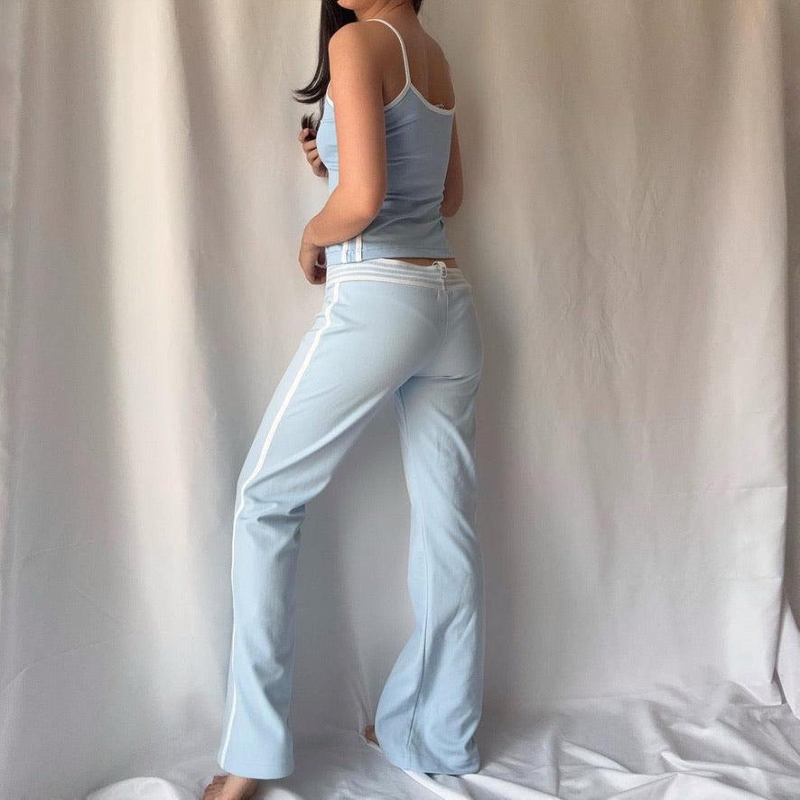 Vintage 90s Playboy Baby Blue Cami & Track Pants Set