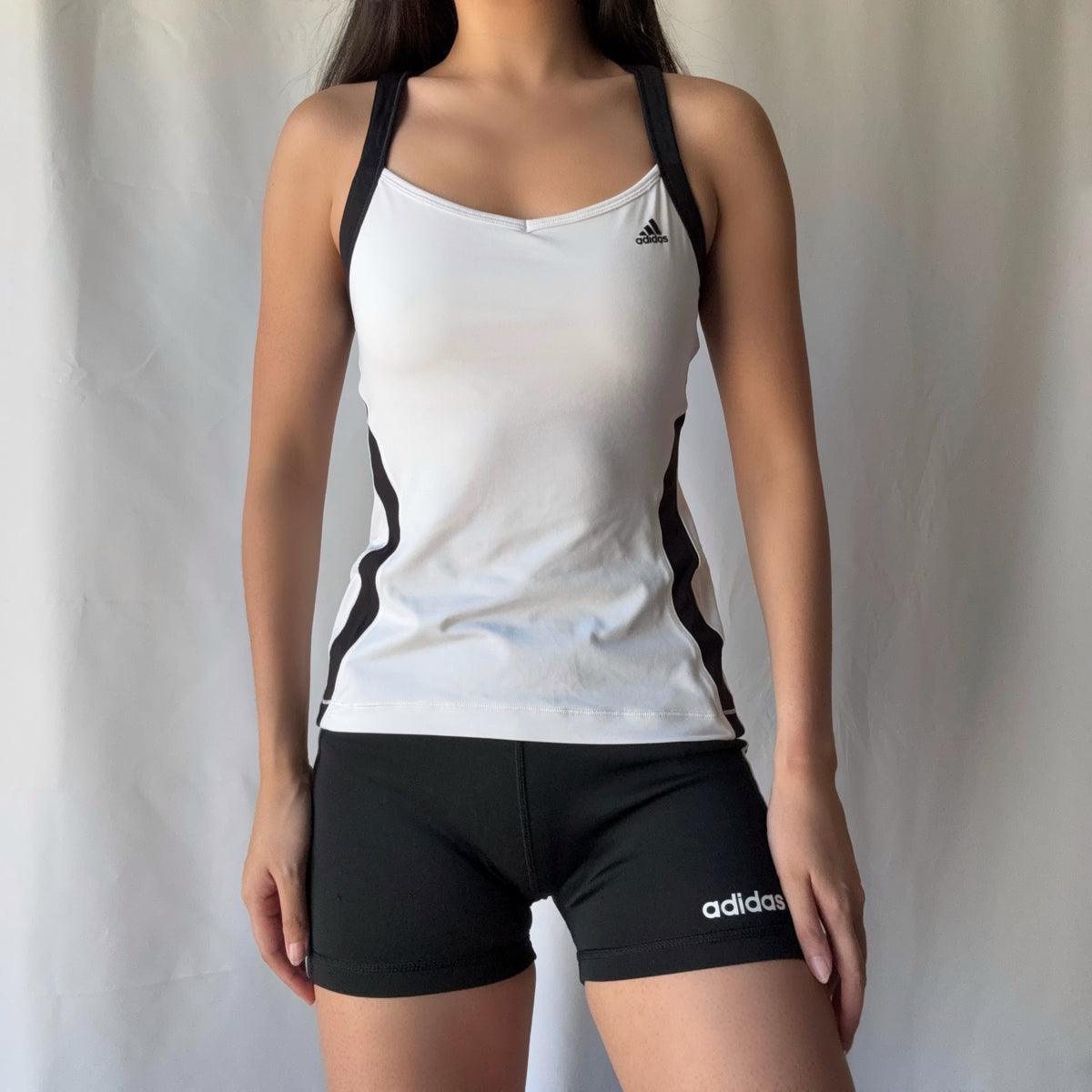 Adidas Mixed Era Black White 3 Piece Hoodie Short Set