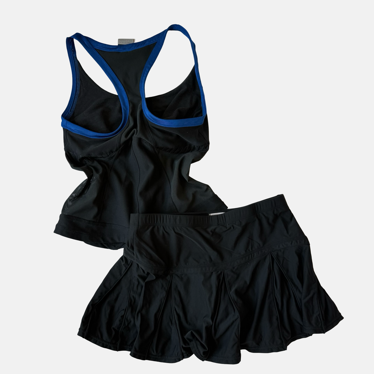 Nike Mixed Era Black Tennis Skirt Set