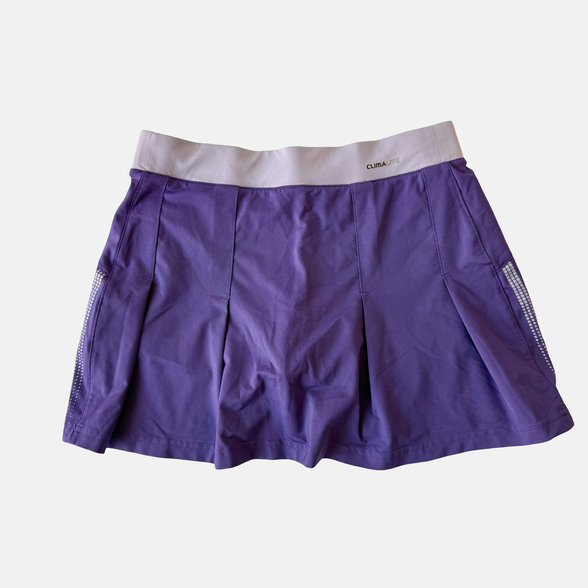 Adidas 3 Piece Purple Tennis Skort Set Jacket