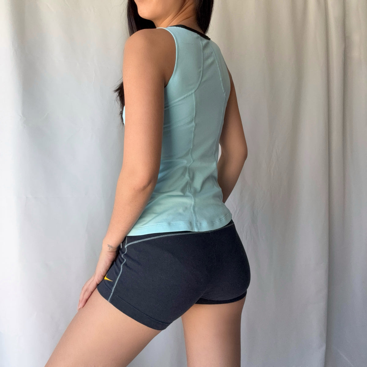 Nike Teal Black Active Short Set Mixed Era Athleisure