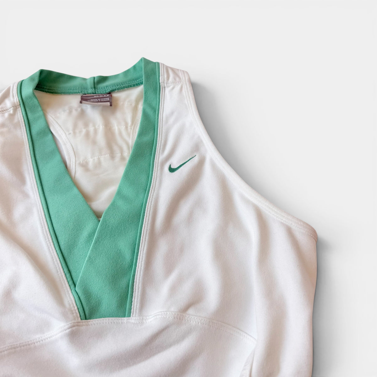 Nike Y2K Mint White Active Short Set Tennis Athleisure