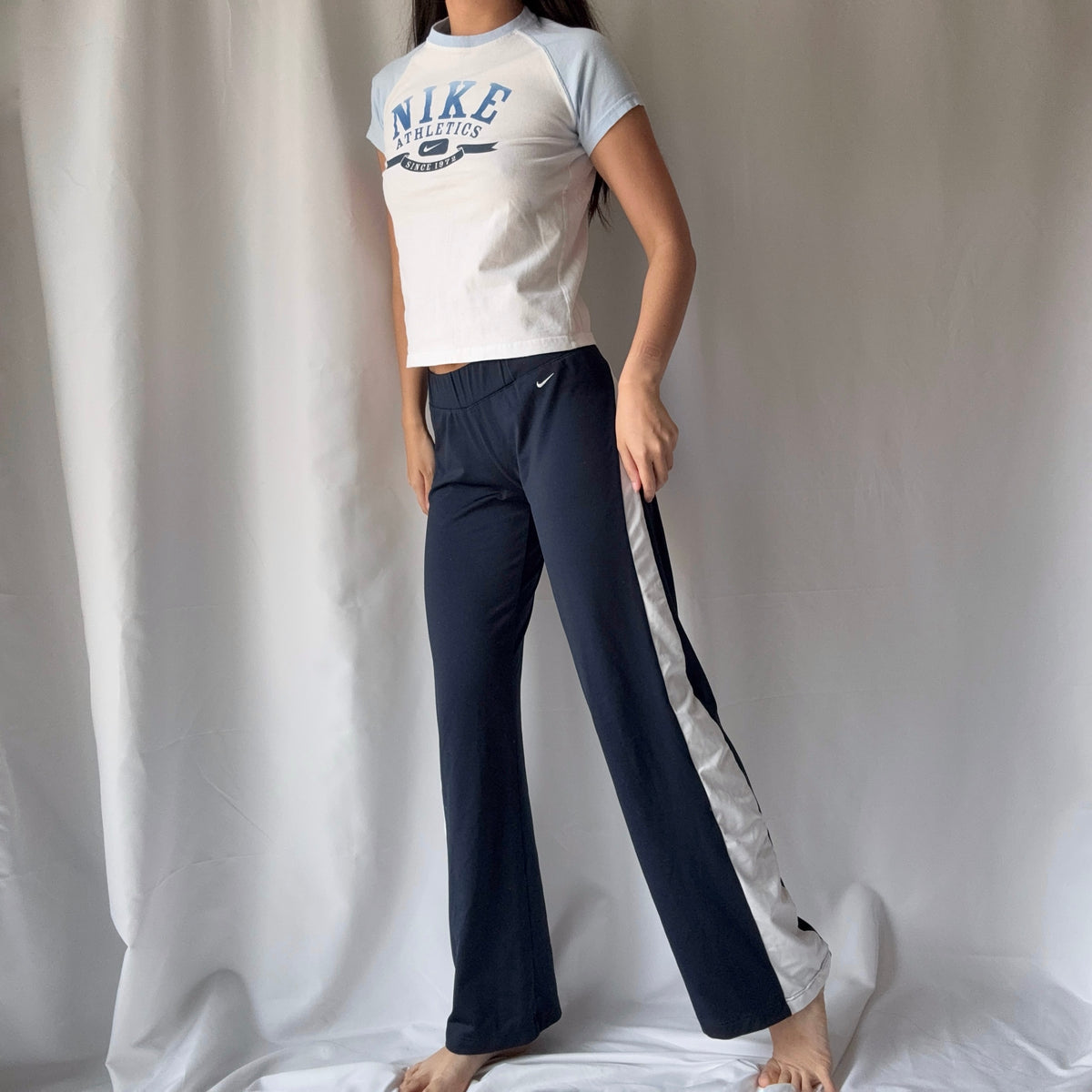 Nike Y2K Navy Blue Track Pant Set