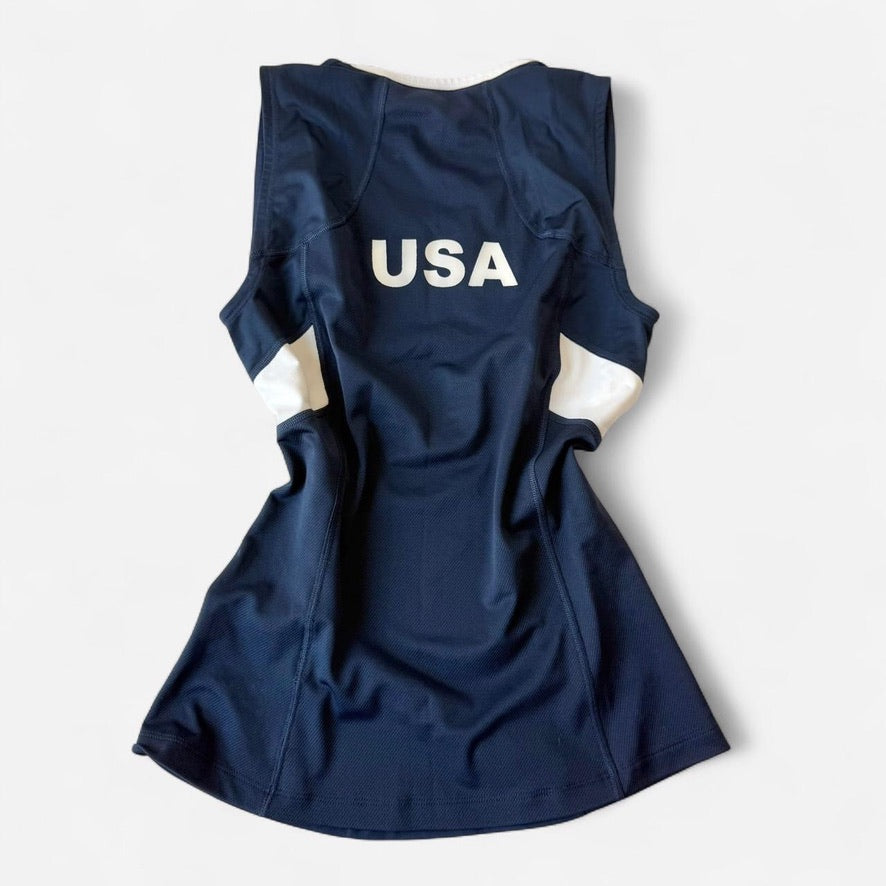 Nike USA Dri Fit Tank and Red Shorts Set
