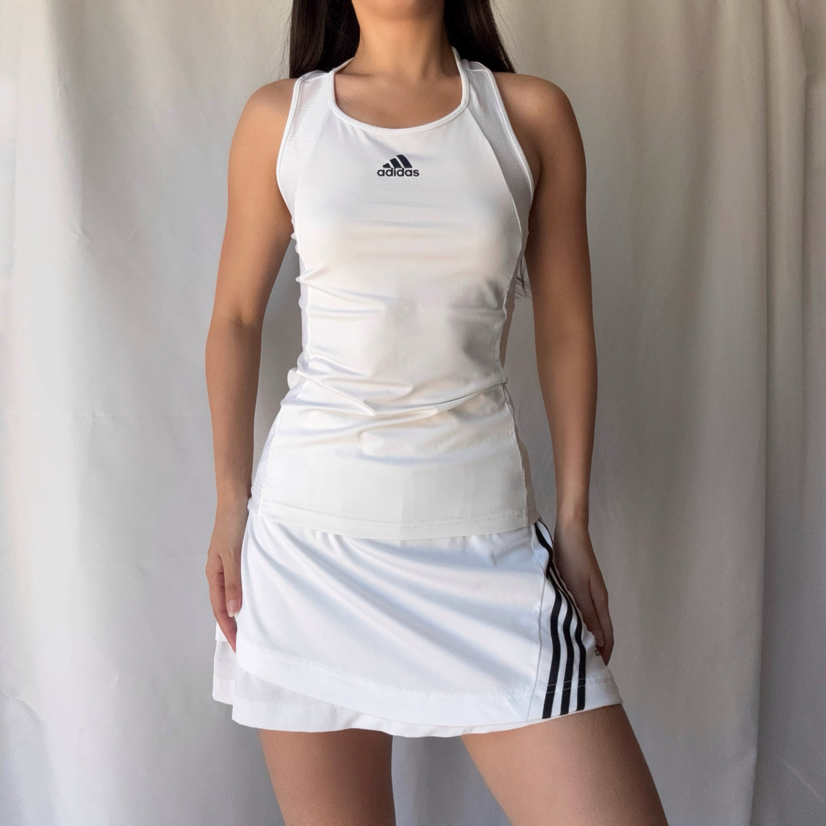 Adidas Classic White Active Skirt Set