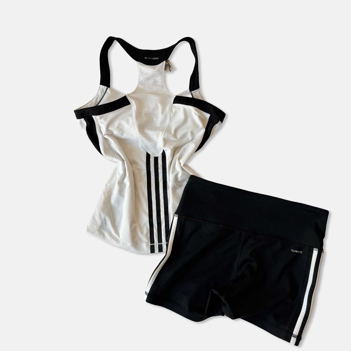Adidas Mixed Era Black White 3 Piece Hoodie Short Set