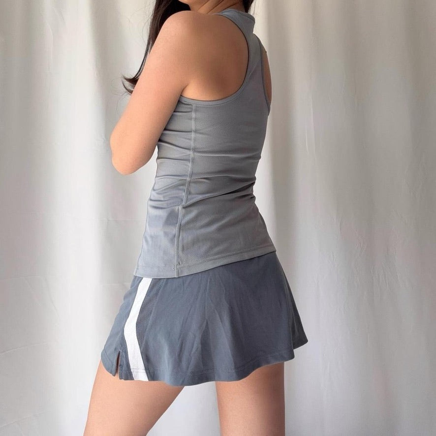 Adidas Gray Tank & Tennis Skirt Set