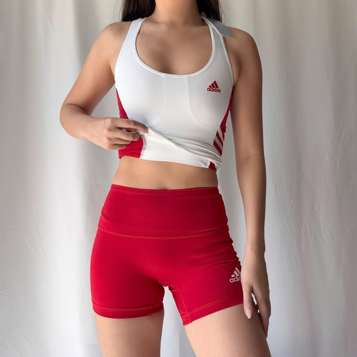 Adidas Red & White Sport Set ❤️
