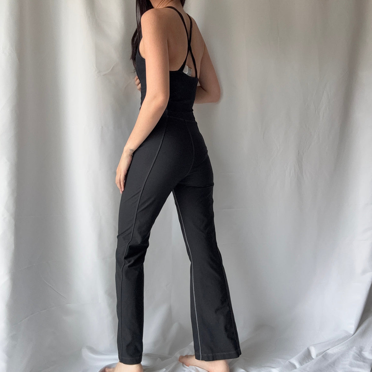Nike Y2K Black Athletic Jumpsuit