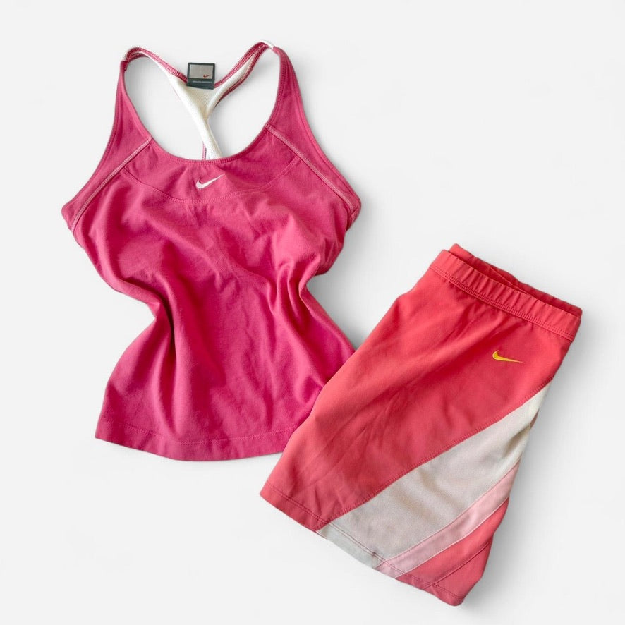 Nike Pink Tennis Skirt Set 💗