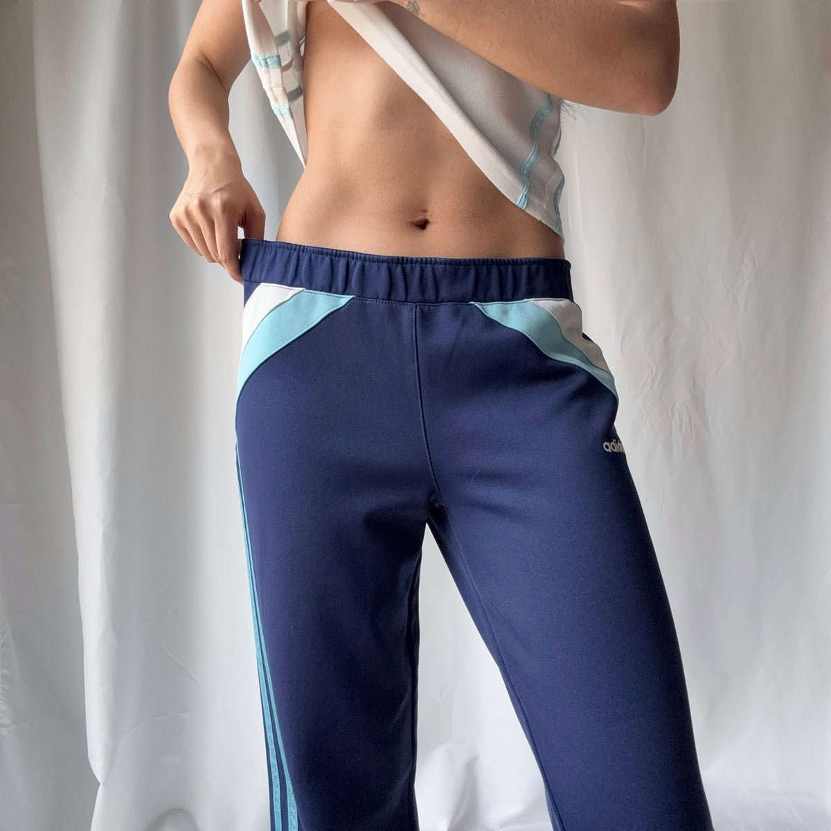Adidas Y2K Navy Blue Track Pant Set