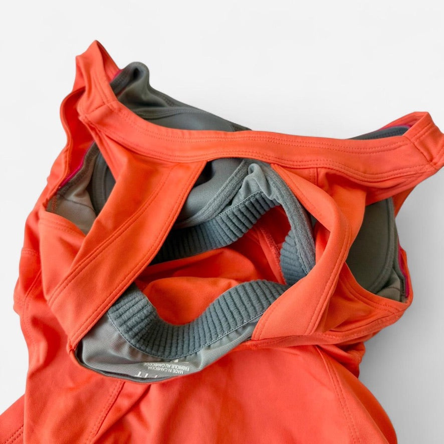 Nike Y2K Skort Set Orange Pink Layered Top Super Rare 💗🧡