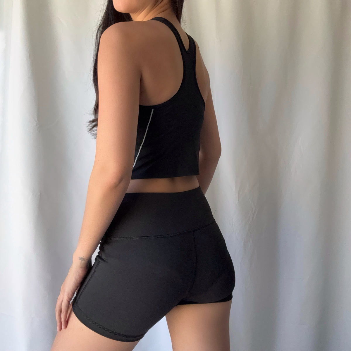 Adidas Black Training Tank + Short Set