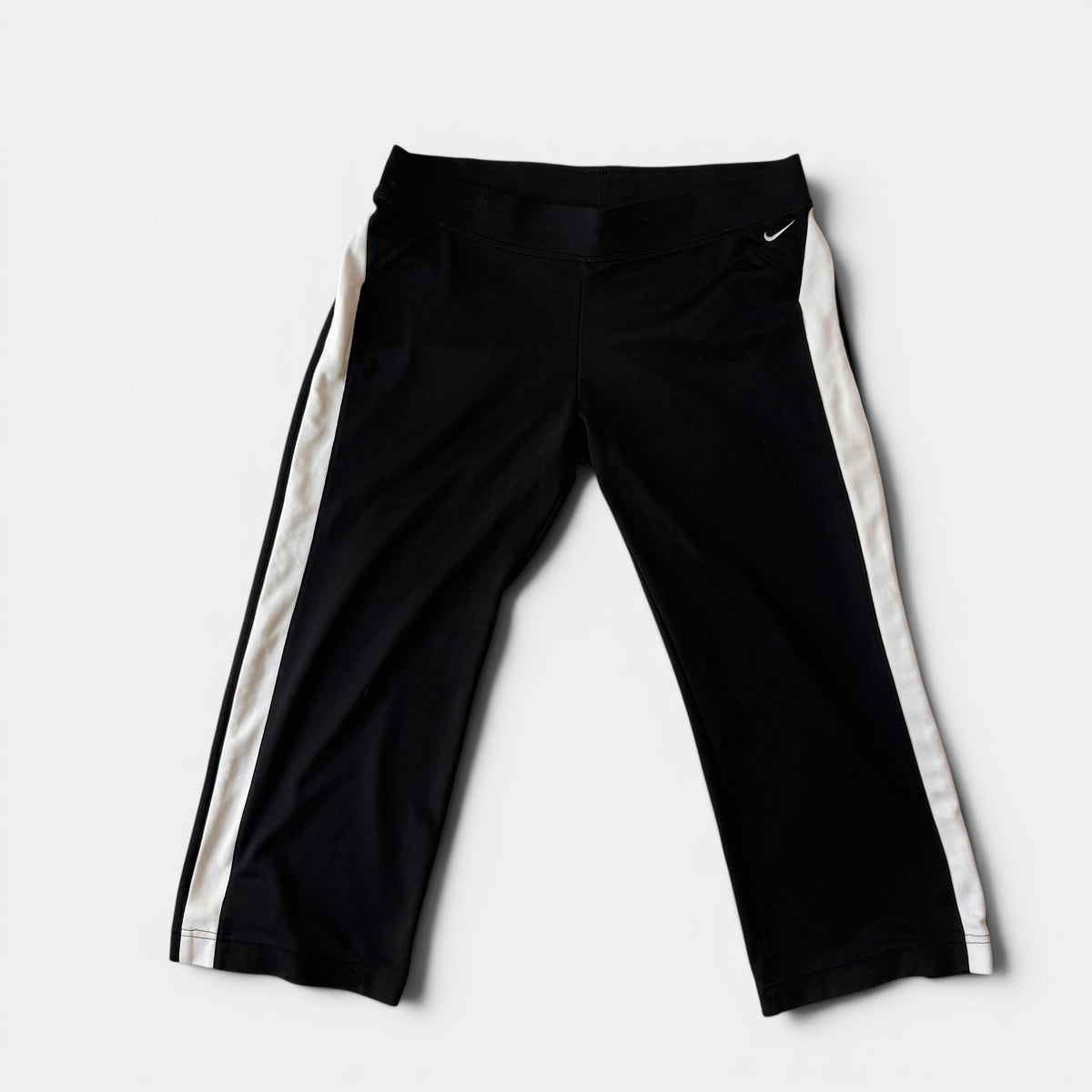 Nike Y2K Black White Capri Track Pant Set Sporty