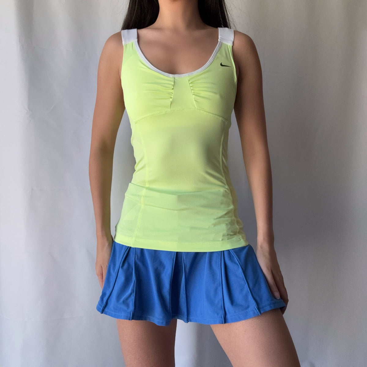 Nike Yellow Blue Tennis Skort Set
