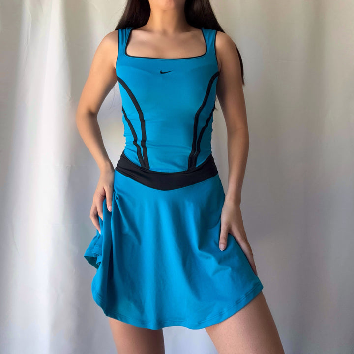 Nike Turquoise Black Tennis Dress 2010 Tenniscore