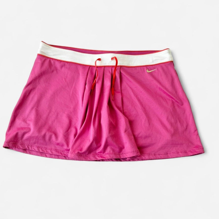Nike Y2K Skort Set Orange Pink Layered Top Super Rare 💗🧡