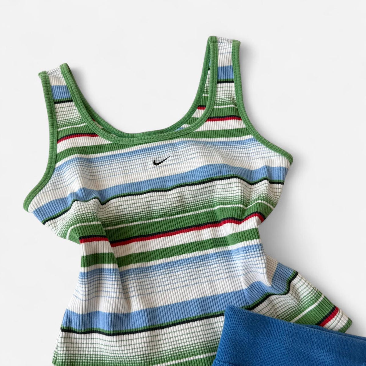Nike Striped Tank + Shorts Lounge Set