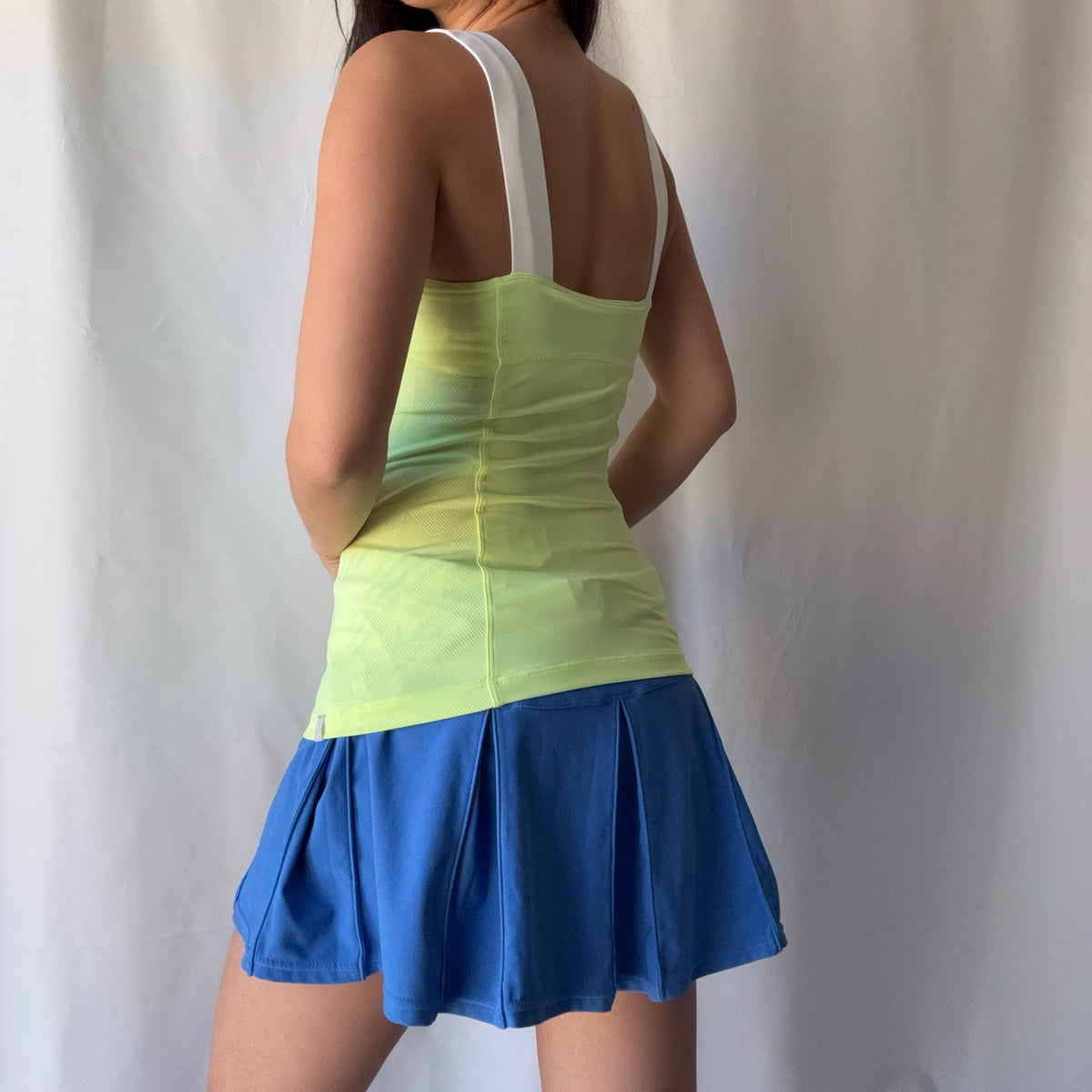 Nike Yellow Blue Tennis Skort Set