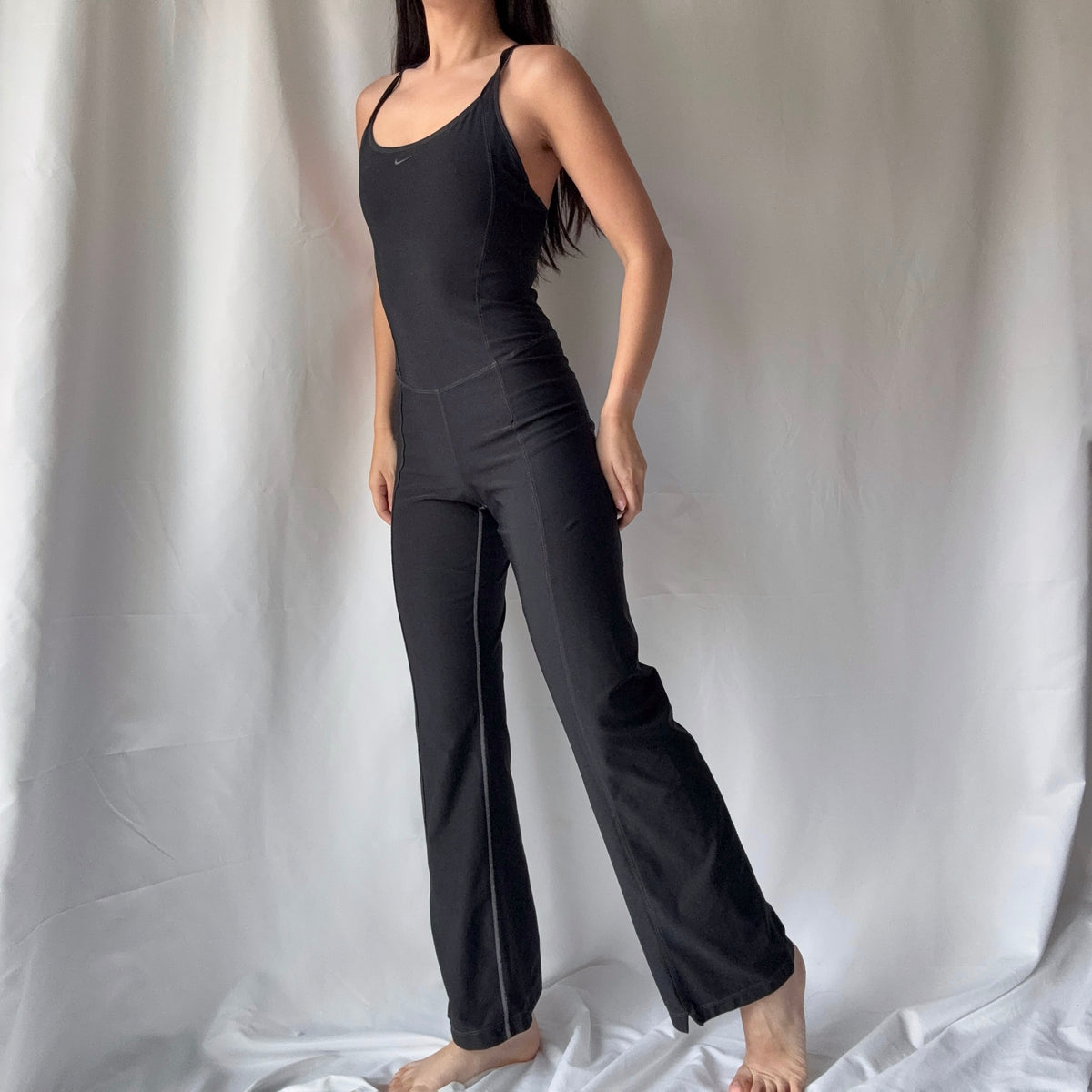 Nike Y2K Black Athletic Jumpsuit